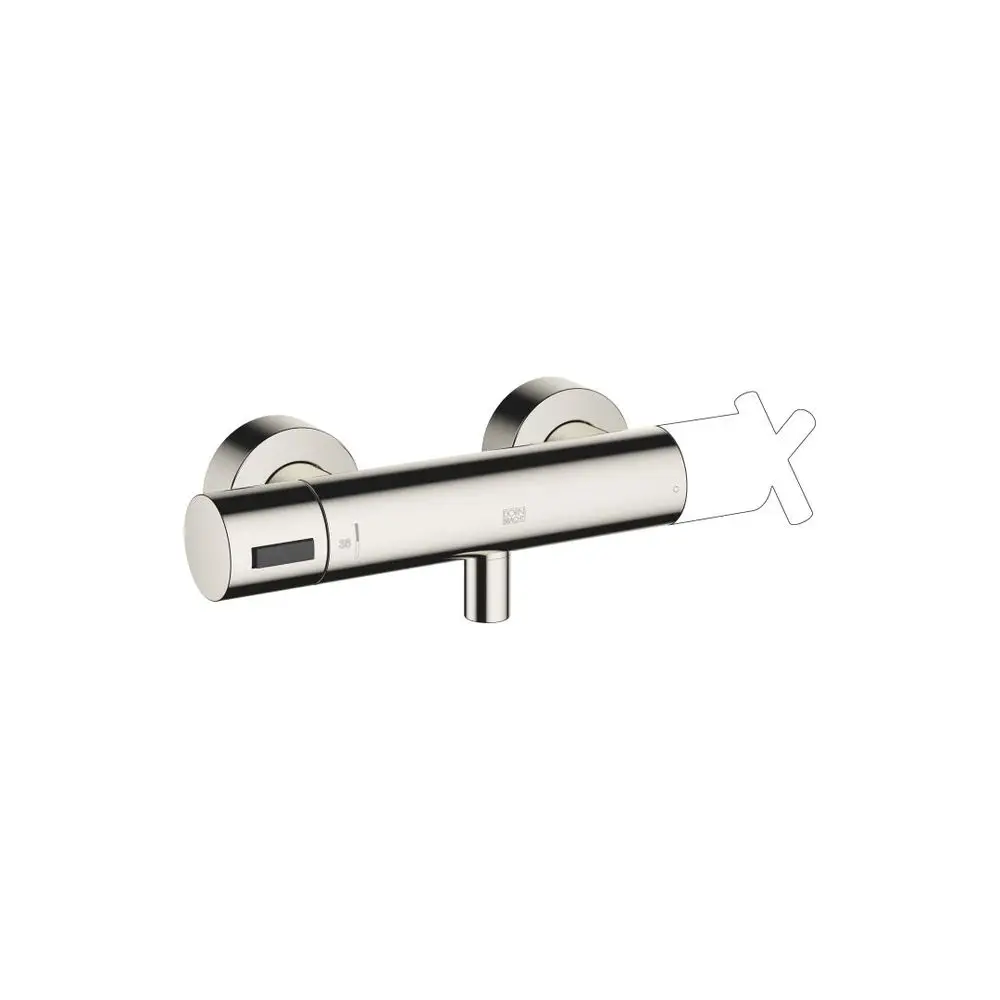 DORNBRACHT Brause-Thermostat für Wandmonatge SERIENNEUTRAL 34443979 Platin, 34443979-08 Galeriebild 1